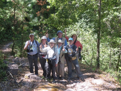 image of birding group in San Blas, Mexico